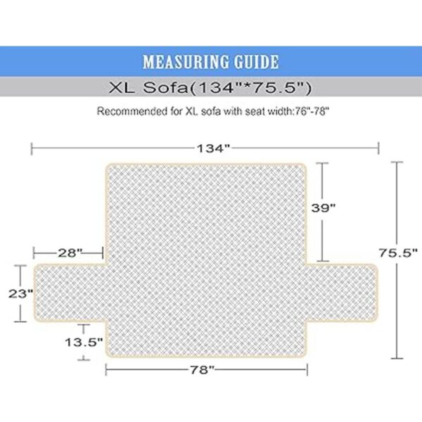 Ameritex Funda impermeable de sofá 100 antideslizante