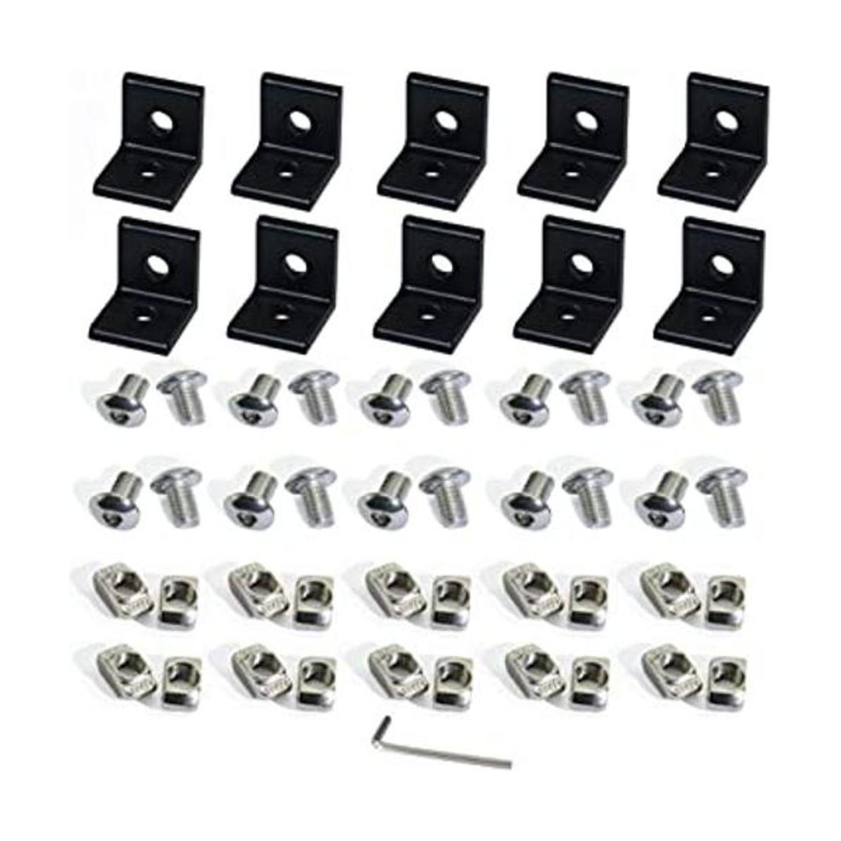 Boeray Kit de soporte de esquina interior con 2 agujeros