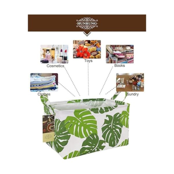 HUNRUNG Cesta de almacenamiento rectangular lindo