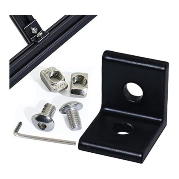Boeray Kit de soporte de esquina interior con 2 agujeros