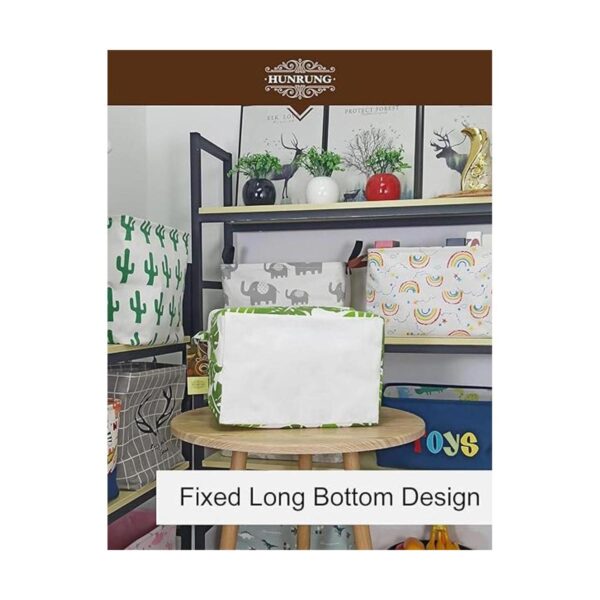 HUNRUNG Cesta de almacenamiento rectangular lindo