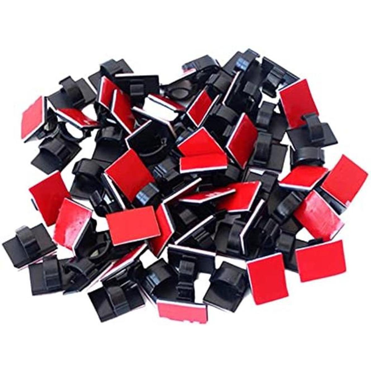 SAISN Clips adhesivos resistentes para cables paquete de