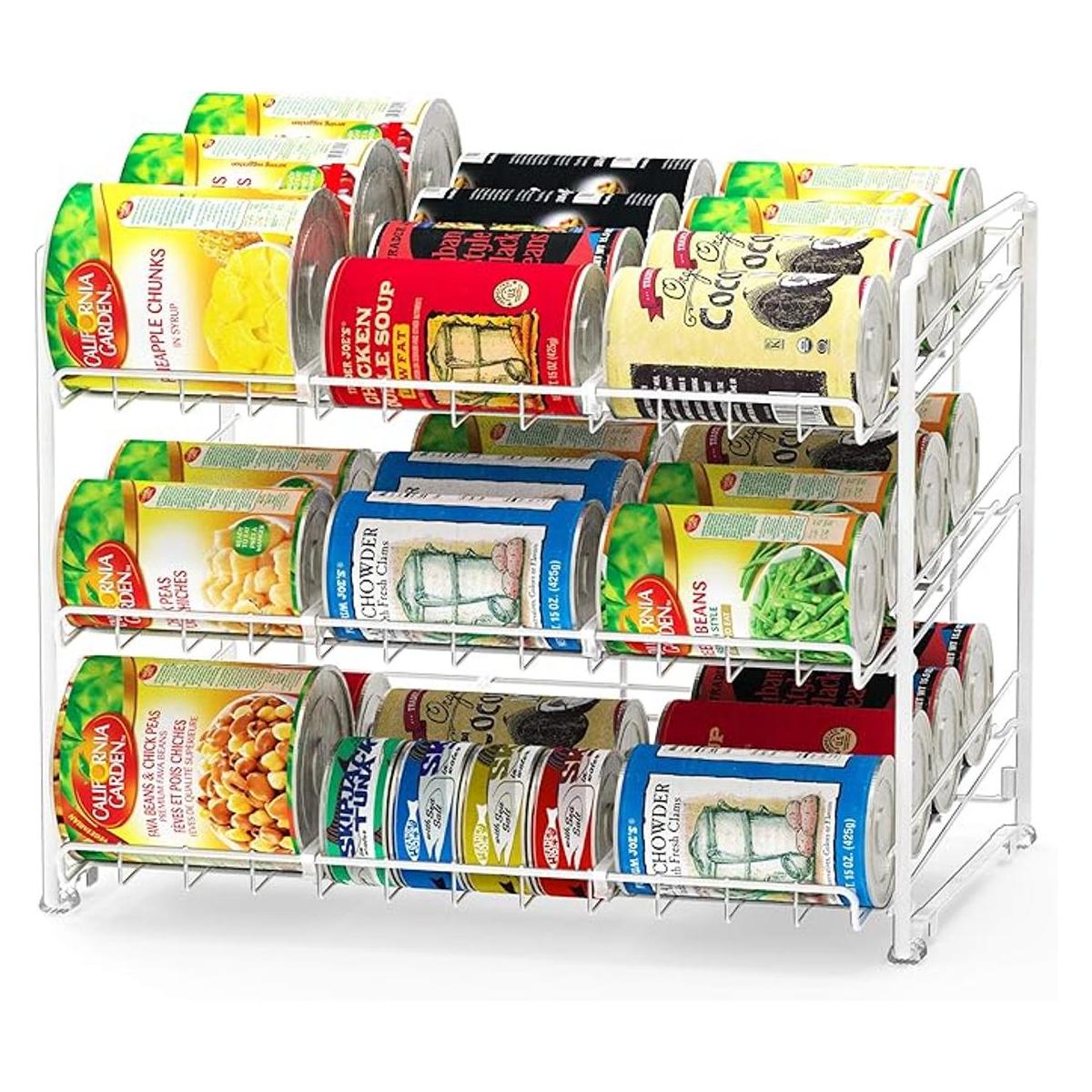 SimpleHouseware Organizador apilable para latas color