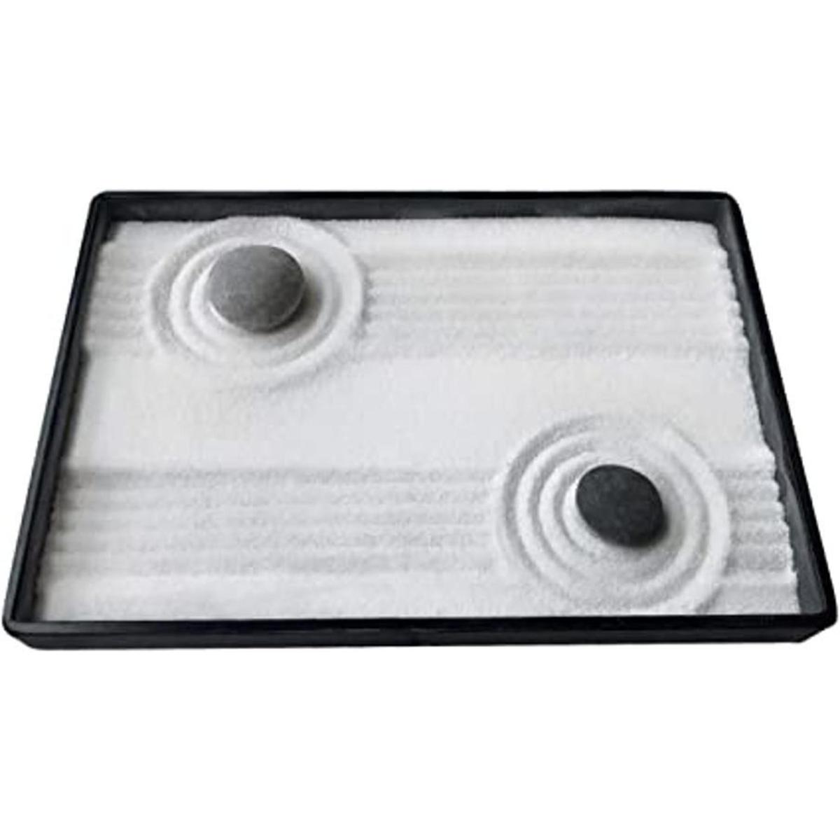 ICNBUYS Mini Zen Garden Classic con rastrillo bolígrafo