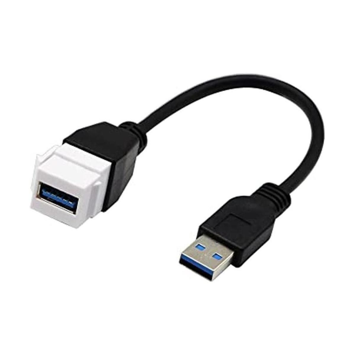 Cable de inserción USB 3.0 Keystone Jack de Haokiang USB