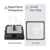 Cinoton Luz LED de toldo de 40 W 5600 lúmenes reemplazo_3