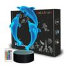 Dinosaur 3d luz nocturna lámpara de proyección LED lámpara_1