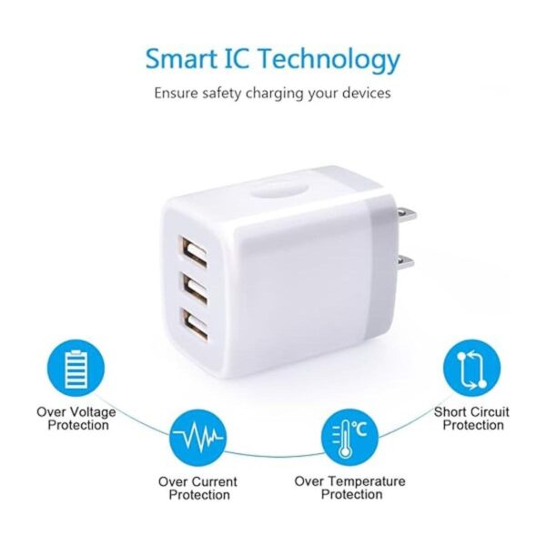HOOTEK Bloque de carga rápida enchufe USB adaptadores_2