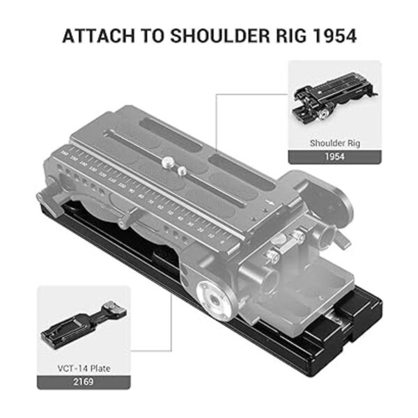 SMALLRIG Placa adaptador de trípode universal de_3