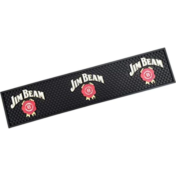 Jim Beam Bourbon Whiskey Alfombrilla de barra de estilo_1
