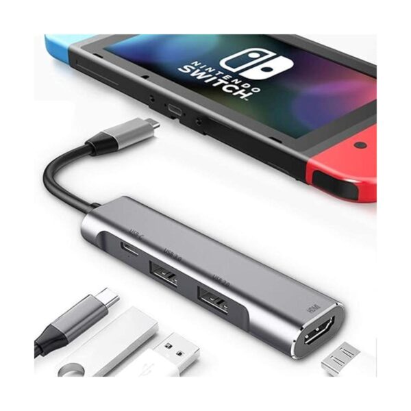 RREAKA Concentrador multipuerto USB tipo C a HDMI digital_1