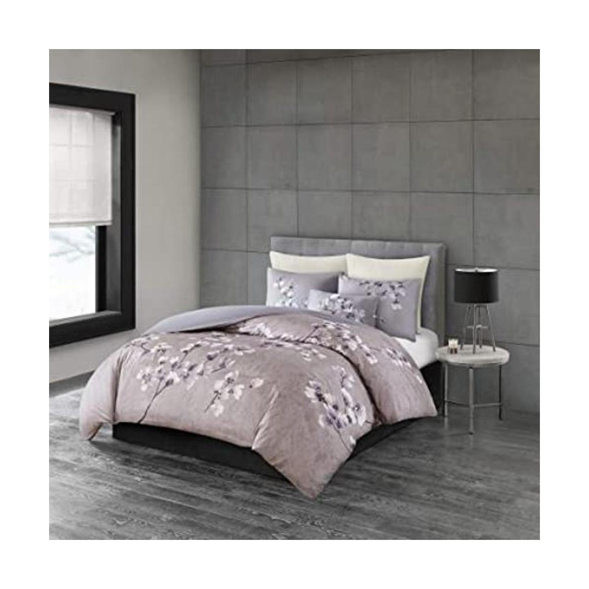 N Natori Sakura Funda de edredón reversible de algodón