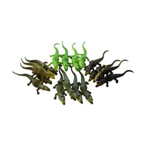 SENSORY4U Juguetes de cocodrilo 16 piezas de figura de_1