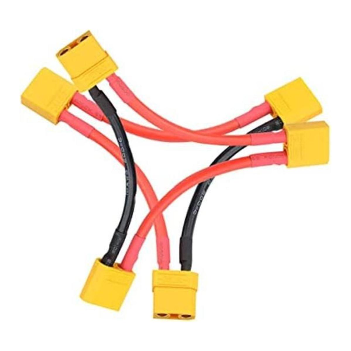 FLY RC 2 unids XT90 batería serie conector 10 calibre