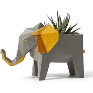 HAUCOZE Maceta de elefante para suculentas decoración de_1