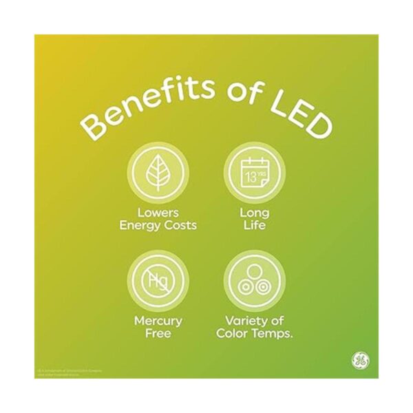 GE Bombillas LED decorativas 4 W equivalente a 40 W_5