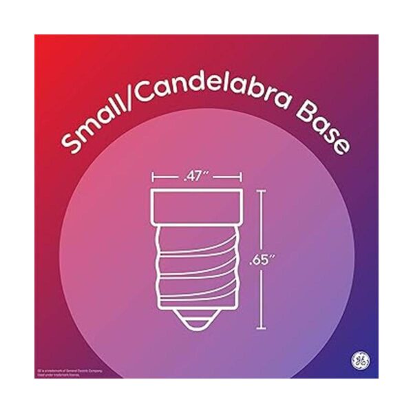GE Reveal Bombillas LED para ventilador de techo 3.5_3