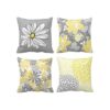 Emvency Juego de 4 fundas de almohada decorativas de_1