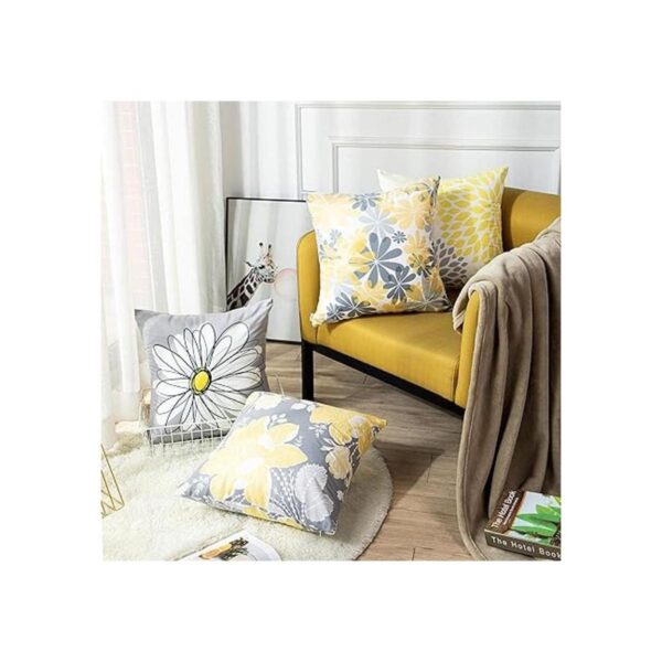 Emvency Juego de 4 fundas de almohada decorativas de_2