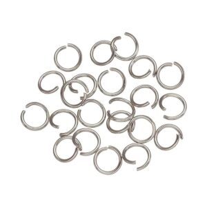 Craftdady 1000 anillos de acero inoxidable abiertos de_1