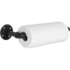 MyGift Toallero de metal negro mate para colgar debajo del_2