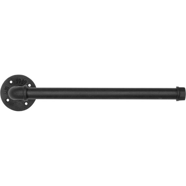 MyGift Toallero de metal negro mate para colgar debajo del_5