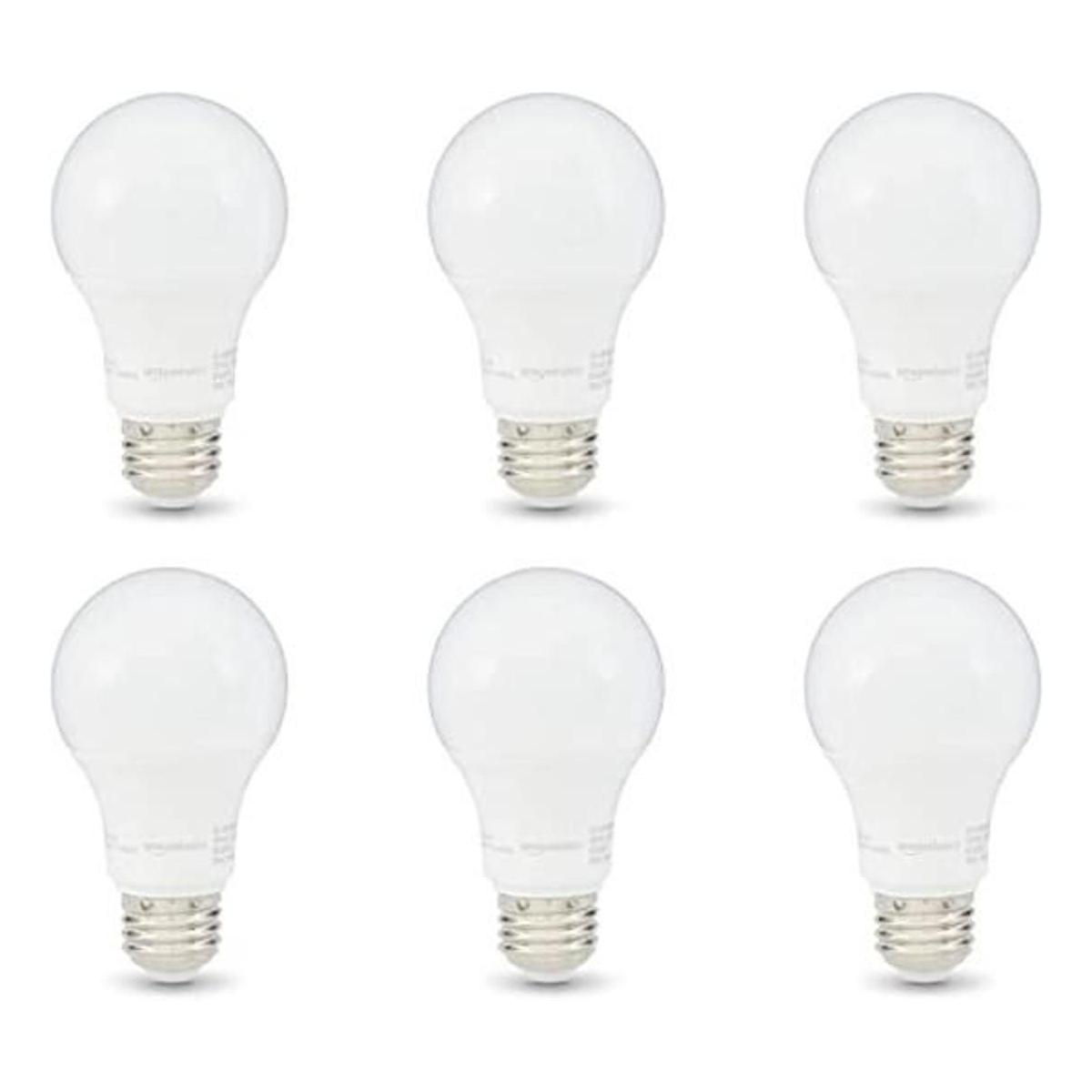 Bombilla LED A19 equivalente a 60 W color blanco suave