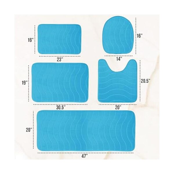 Juego de accesorios de baño 4 y 5 piezas de cerámica