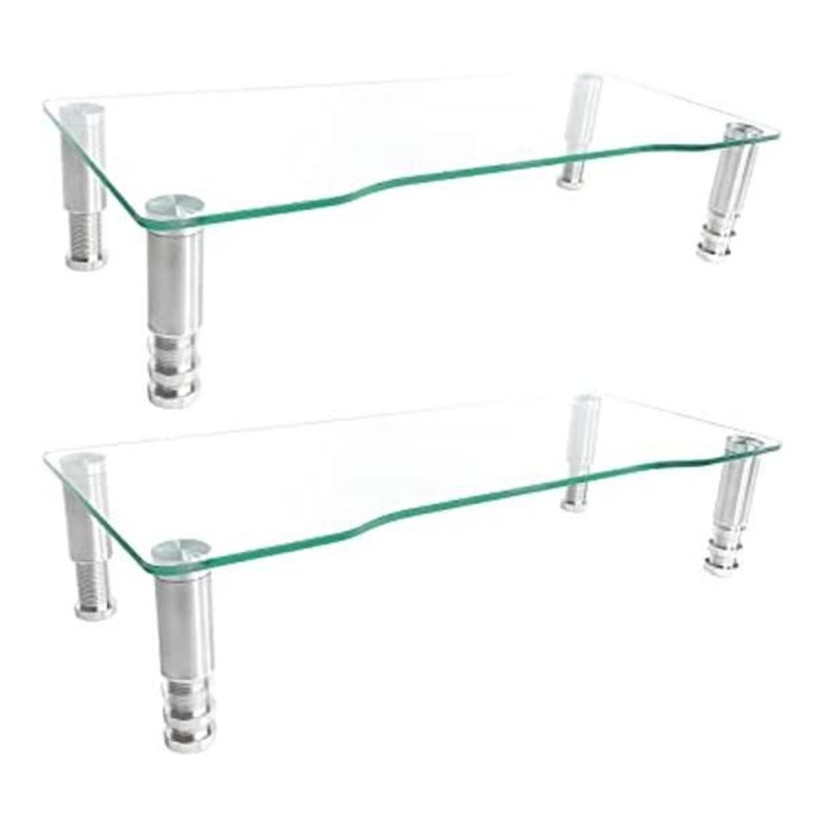 Paquete de 2 elevadores para monitor de computadora con
