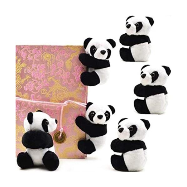 SUSHAFEN 6 clips para cortina diseño de panda de