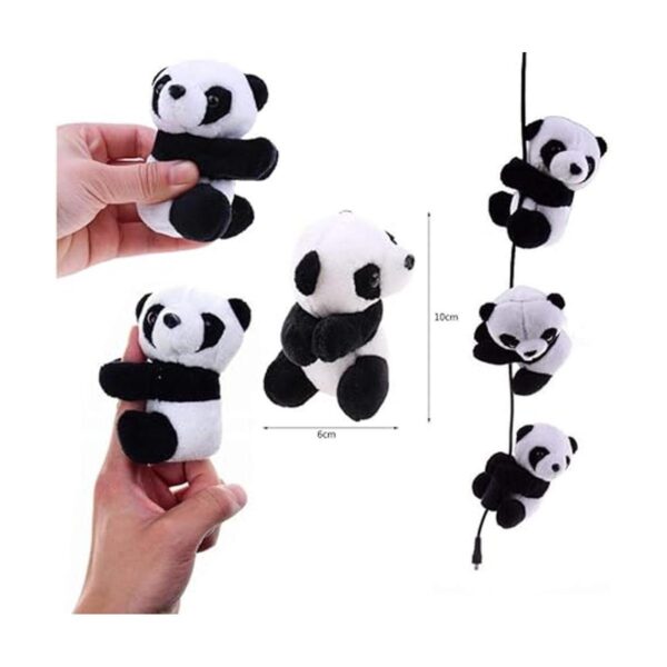 SUSHAFEN 6 clips para cortina diseño de panda de