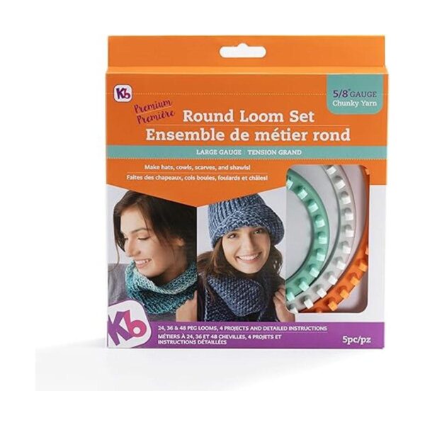 Authentic Knitting Board Juego de telar de punto redondo_2