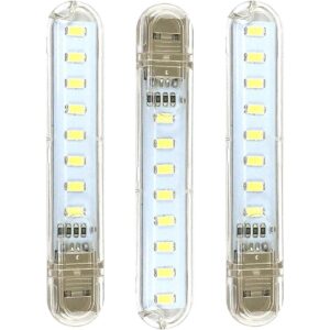 OUOU Mini luz nocturna LED portátil USB llavero luces para_1