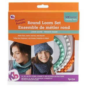 Authentic Knitting Board Juego de telar de punto redondo_1