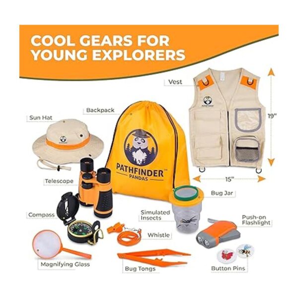 Kids Explorer Kit Juguetes de camping premium para niños_3