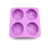 EchoDone Molde de silicona ovalada de 4 cavidades para