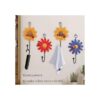 Notakia Creative Daisy Ganchos de pared de resina para