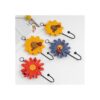 Notakia Creative Daisy Ganchos de pared de resina para