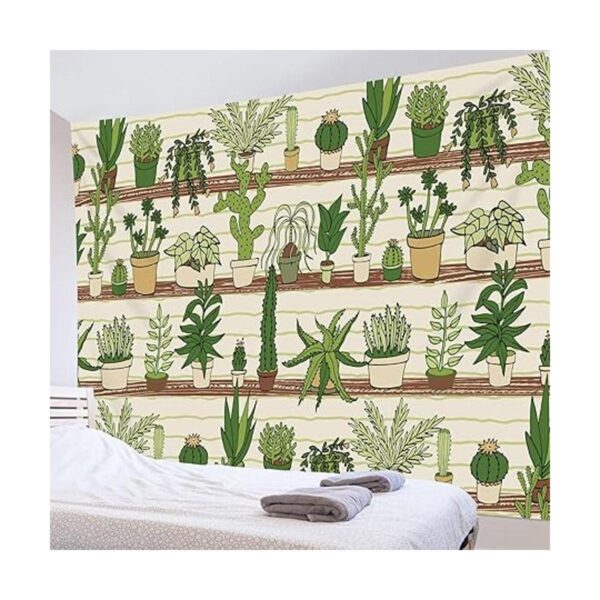 HVEST Tapiz de cactus tropical desierto plantas suculentas