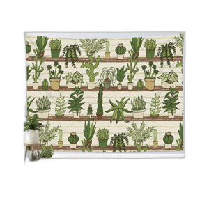 HVEST Tapiz de cactus tropical desierto plantas suculentas