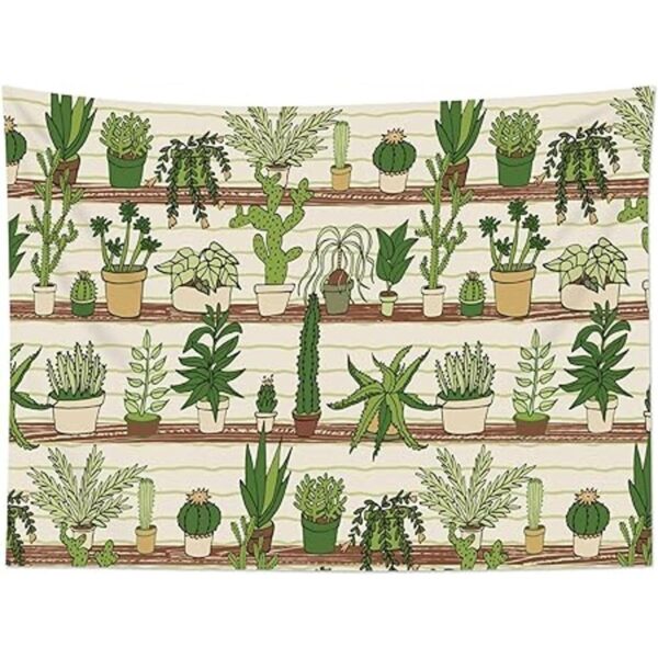 HVEST Tapiz de cactus tropical desierto plantas suculentas