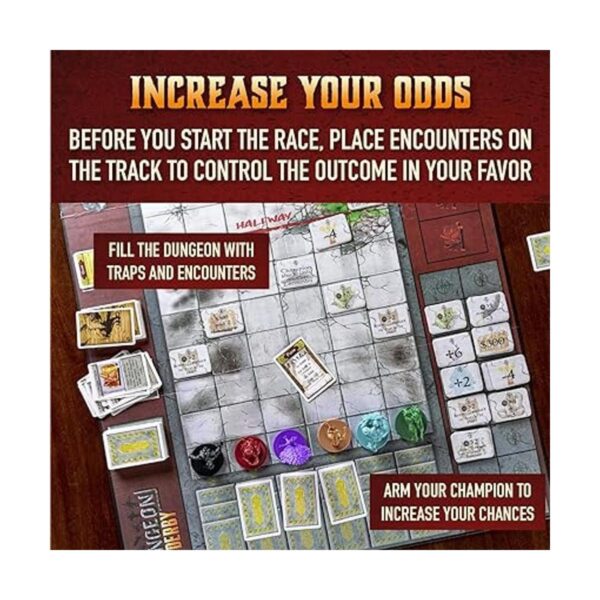 Deluxe Dungeon Derby Juego de mesa de estrategia_3