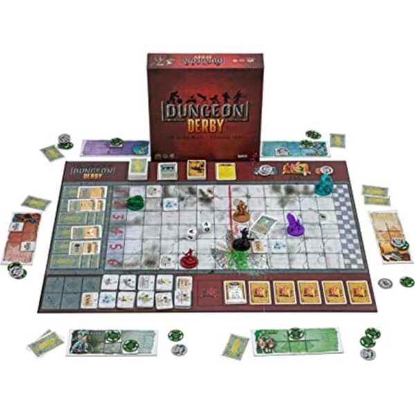 Deluxe Dungeon Derby Juego de mesa de estrategia_1