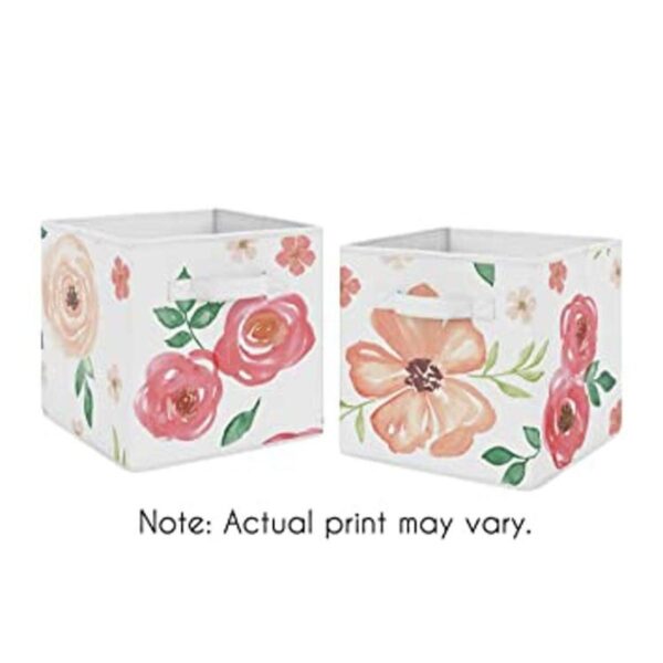 Sweet Jojo Designs Organizador floral de acuarela_1