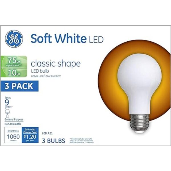 GE Bombillas LED de 10 W equivalente a 75 W color_2
