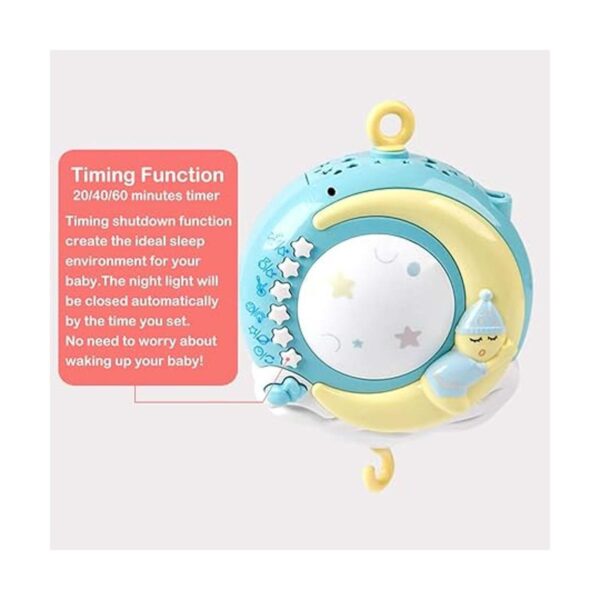 Mini Tudou Cuna móvil musical para bebé con música y_6