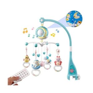 Mini Tudou Cuna móvil musical para bebé con música y_1