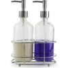 Circleware Duo Dispensador Plata Accent Botella Bombas en_1