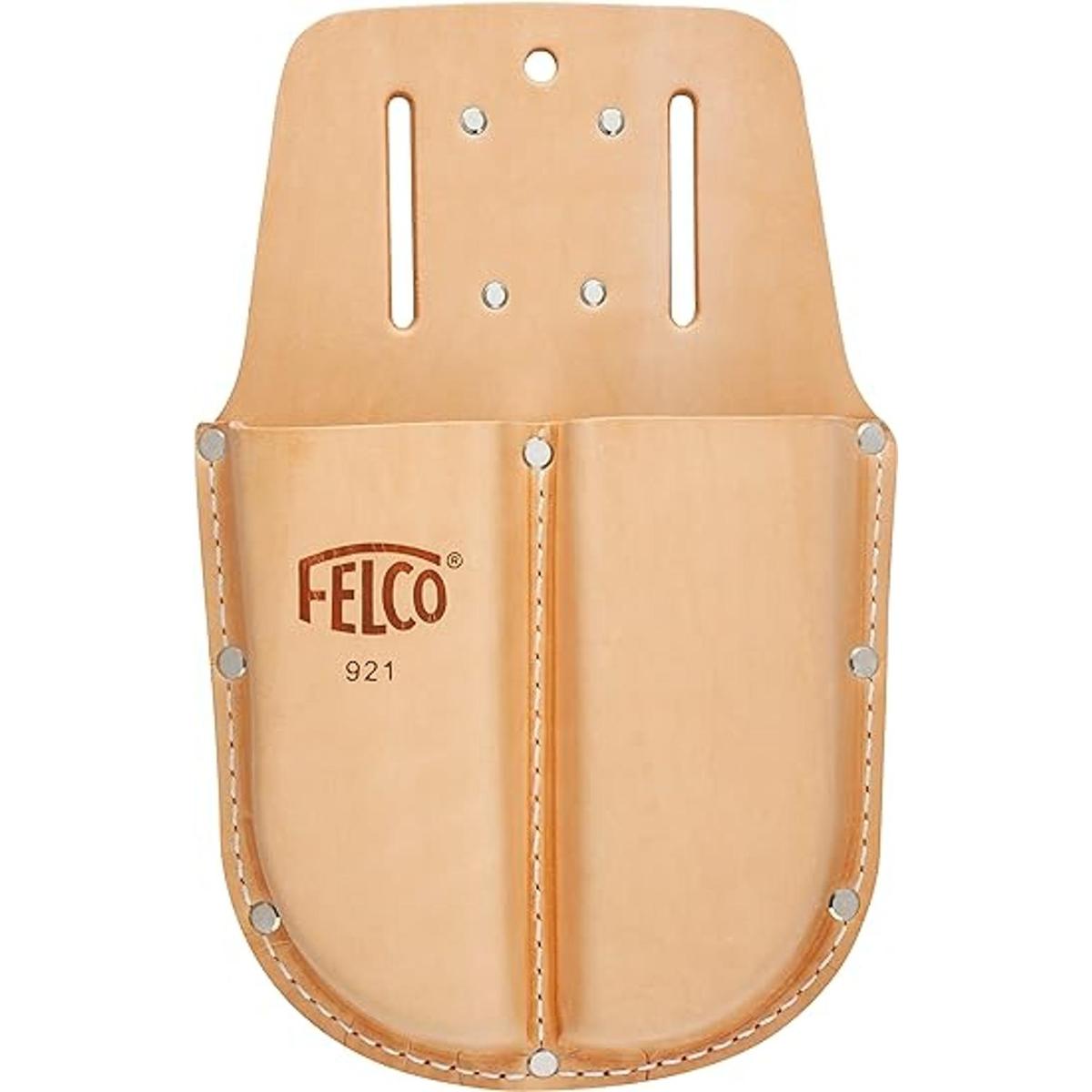FELCO 921 Funda de piel con cierre para cinturón y clip