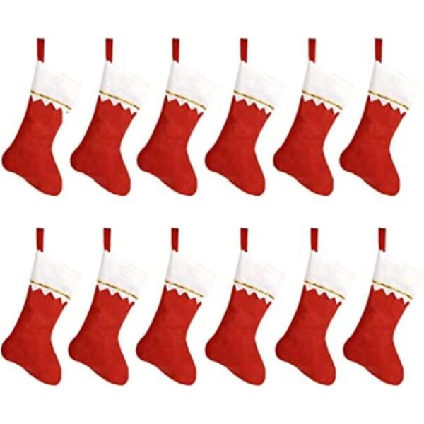 HOOPE 12 calcetines de Navidad de 15.0 in para chimenea_1